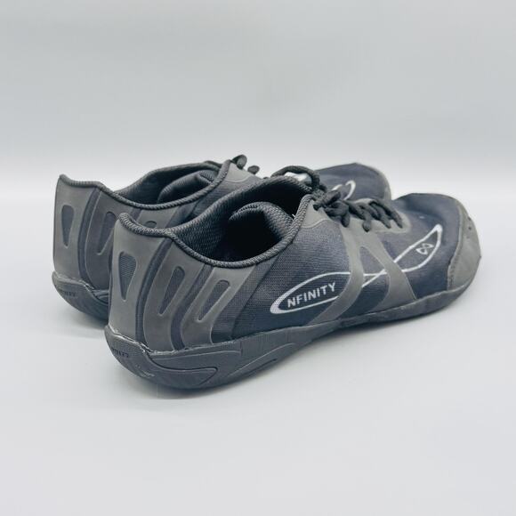 Nfinity Shoes Womens 13 Black Vengeance Cheerleading Athletic Low Top Sneakers - Picture 9 of 13